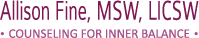 Allison Fine - Counseling for Inner Balance